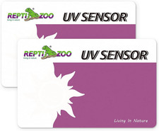 UVB Tester Reptile Lamp UV Sensor Reptile UVB Fluorescent Lamp Tester Card, Set