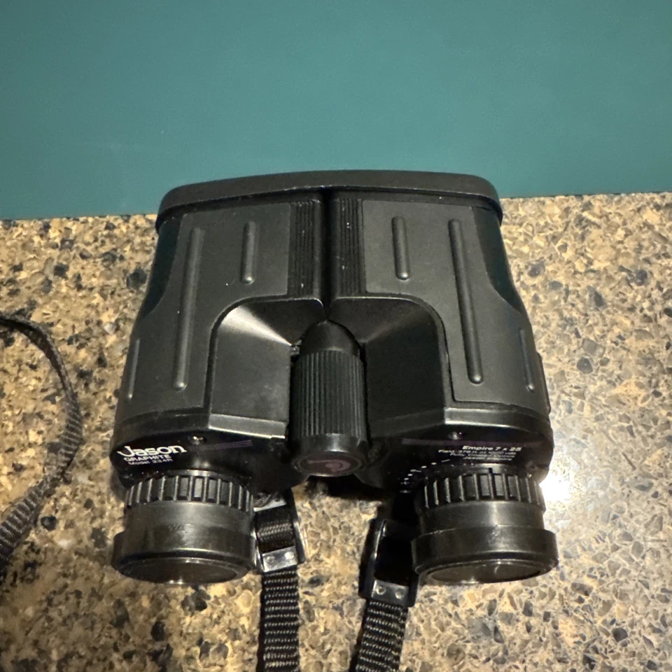 Jason Graphite Compact Binoculars  Model 234R Empire 7x25 378 Ft At 1000 Yd Case - Image 2 of 4