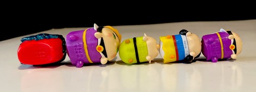 Disney Tsum Tsum Snow White Vinyl Figures & Stands Lot Of 5 - Picture 11 of 14