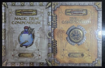 Magic Item Compendium, Spell Compendium, IN SHRINK