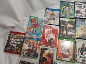 Untested Video Game Lot 30+ Games - Playstation/ Dreamcast/xbox/switch