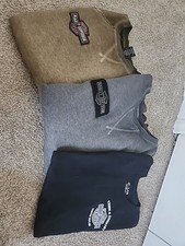 Lot of 3 Harley Davidson Womens Sm/med Crewneck Sweater/tshirt