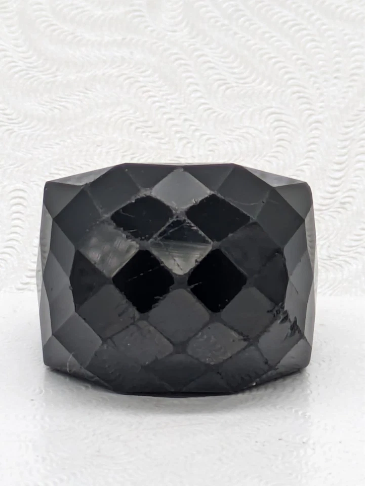 Anel feminino prata 925 DANIEL SWAROVSKI NIRVANA cristal preto 18,1 g (EC3038159) - Imagem 3 de 4