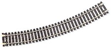 Atlas HO Code 100 Curved Snap-Track Nickel-Silver Rail 18in Radius 6PK 833