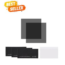 2 Set Polarized Film, 2 x 2 Inch Universal Adhesive Polarized Sheets Linear P...