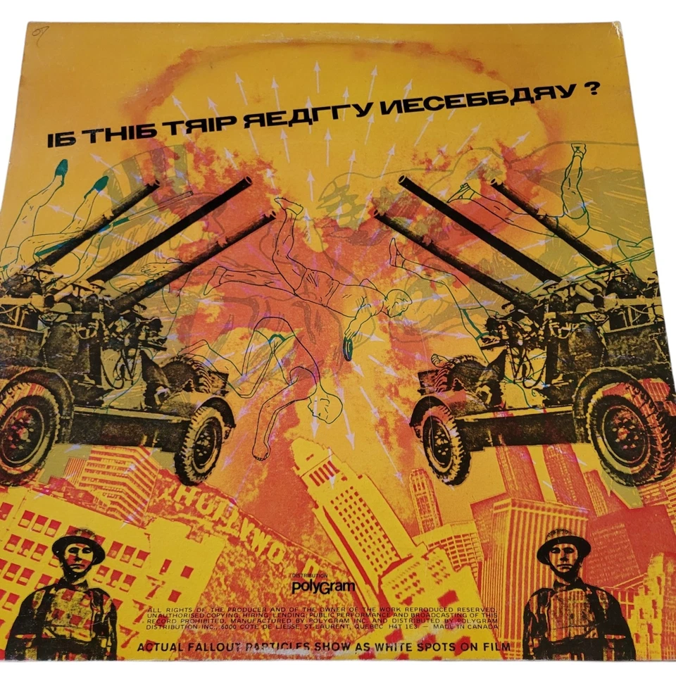 Frank Zappa I dont Wanna Get Drafted 1980 Single 12" Vinyl Record 45 RPM Canada - Image 4 of 4