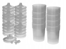 Gobelet mélangeur jetable système de peinture système PPS 600 ml gobelet...