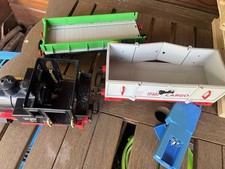 Playmobil Dampflok Cargo Anh&auml;nger Niederwandanh&auml;nger Fernbedienung