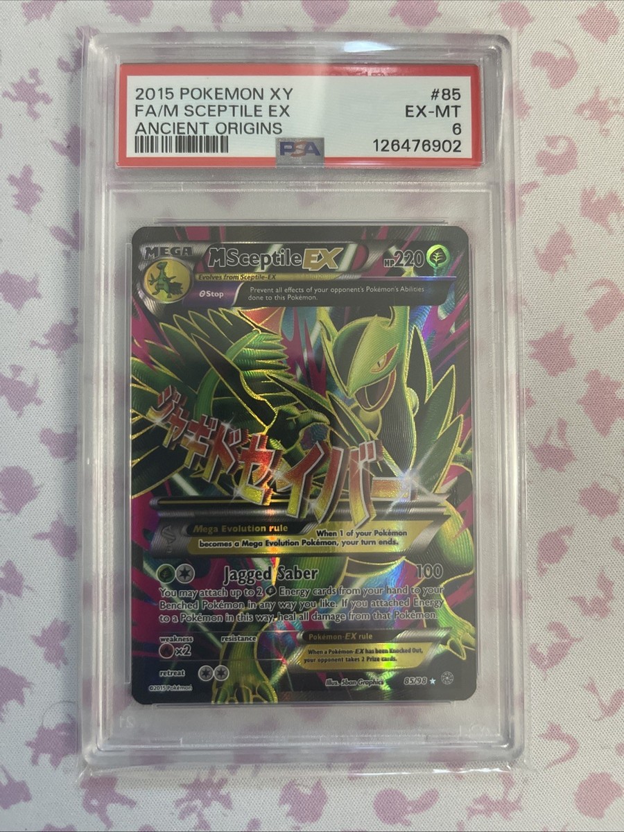 M Sceptile EX (85 Full Art) 85/98 XY - Ancient Origins Holo