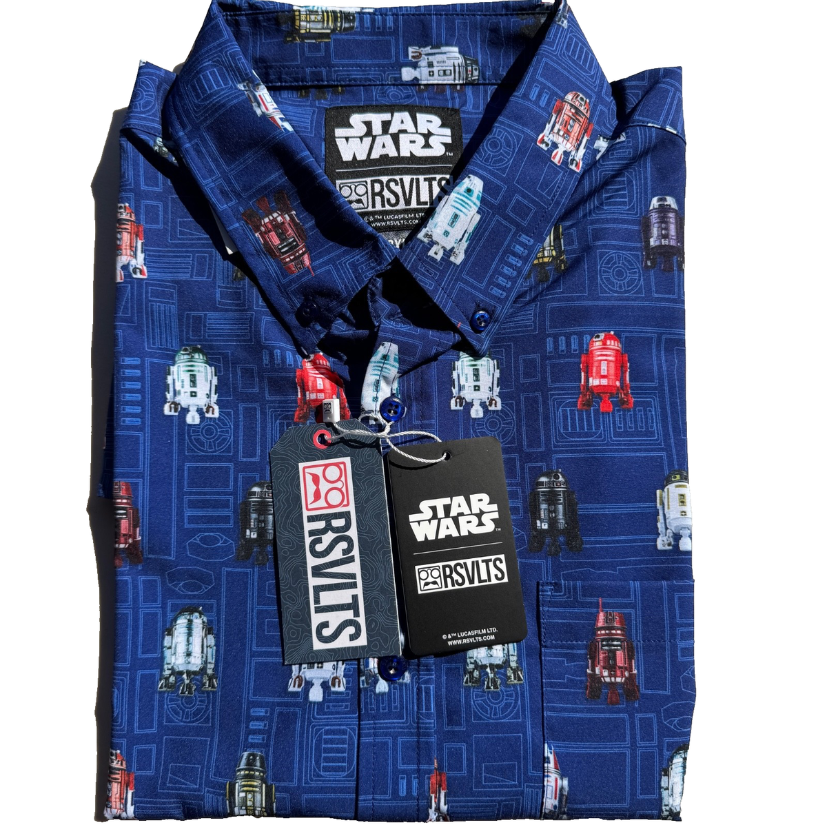 RSVLTS Star Wars Mens 2XL May The 4th LIMTED EDITION R2 Droids NIB w/ 1  Sticker | eBay