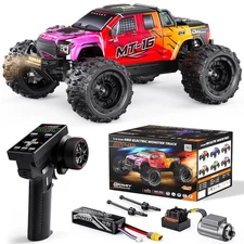 1/16 50MPH Brushless 4WD RC Truck,Upgradeable All-Terrain Remote Control Cars...