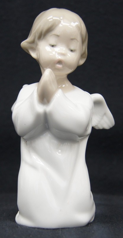 LLADRO Porcelain Figurine #4538 Angel Praying 5" 1969 SPAIN