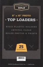 8" x 10" Photo Top Loaders 25ct - Next Generation Archival Gold, Clear