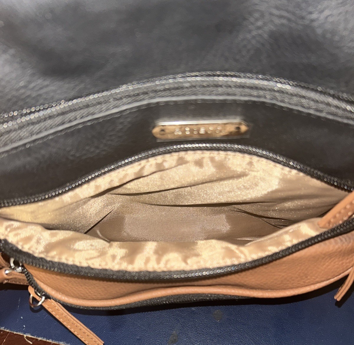 Rosetti Women's Adjustable Zip Backpack Black And… - image 3