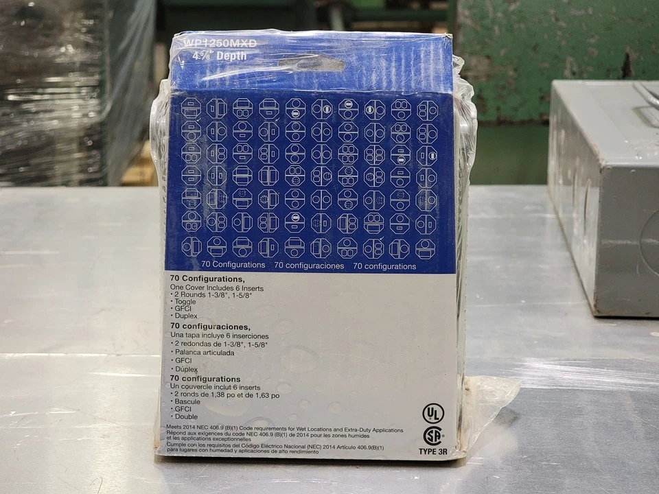 SURPLUS NEW INTERMATIC WP1250MXD Weatherproof Receptacle Cover – Plugs - Image 3 of 4