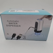 Bomba dispensadora de agua recargable universal automática interruptor de alimentación USB negro