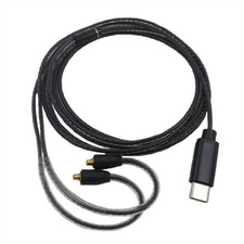 Upgraded MMCX to USB Type-C Audio Cable For Shure SE215 SE315 SE535 Headphone