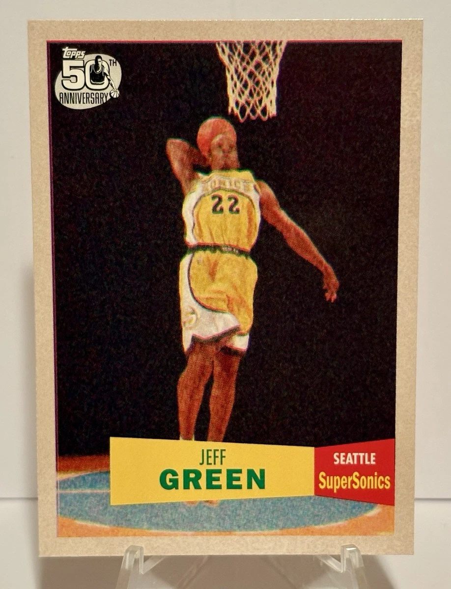 Basketball Jeff Green Rookie 2007-08 Season Sports Trading Cards