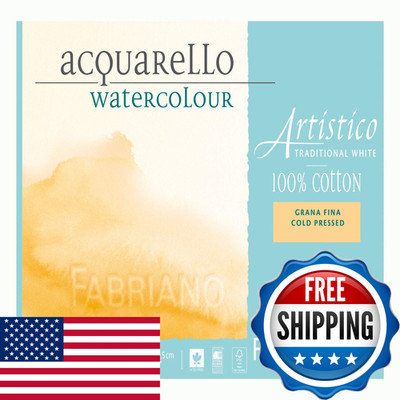 Honsell Fabriano Artistico 140 Lb. Cold Press 20 Sheet Block 9X12 - Traditional
