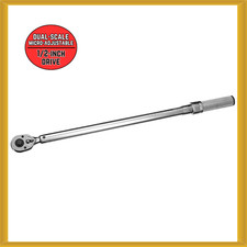 CDI 1/2-inch Drive 250 Inch-Pound Dual Scale Micro-Adjustable Torque Wrench NEW