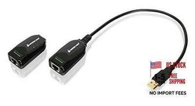 USB 2.0 Extender Over Cat5 5E 6 Adapter - Connection Up To 164Ft - USB Type A