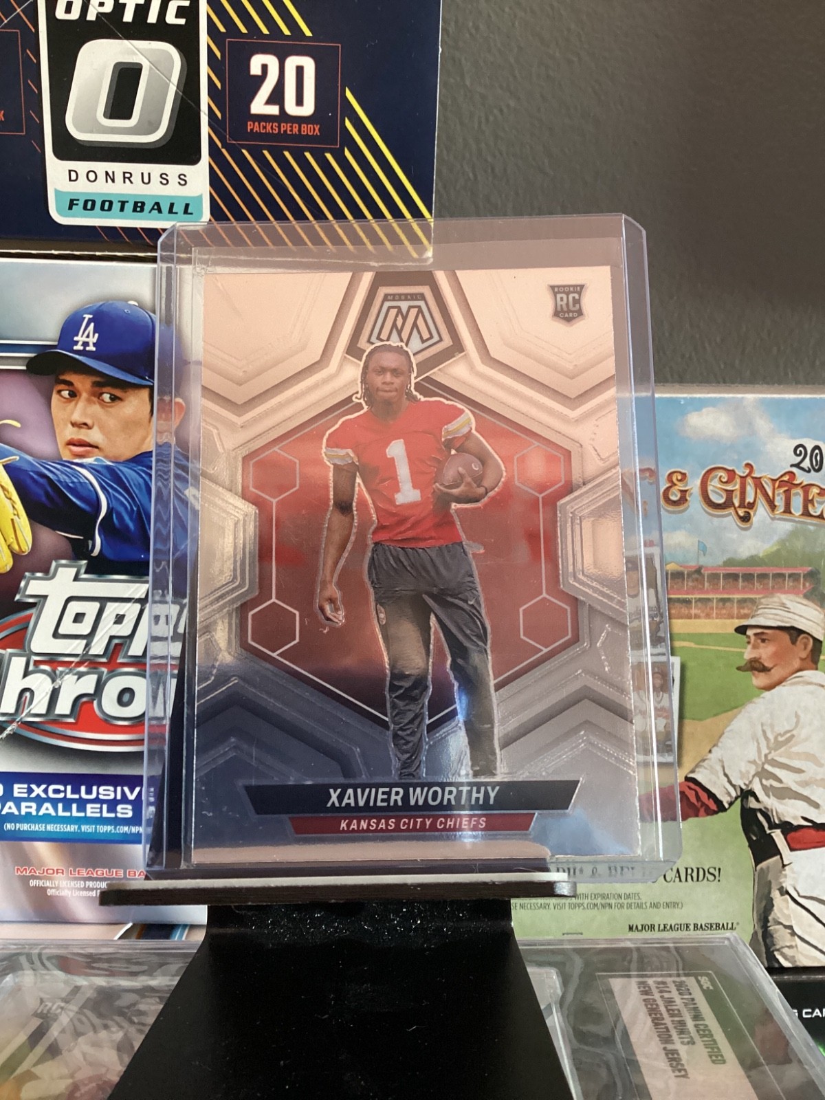 2024 Panini Mosaic - Rookies Xavier Worthy #328 Silver Prizm (RC)