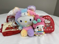 Sanrio Hello Kitty & My Melody Plush Lot w/ 2...
