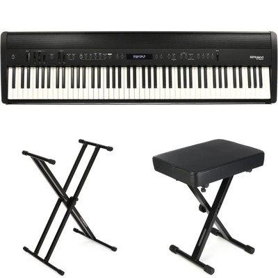 Roland FP-60X Digital Piano Essentials Bundle- Black