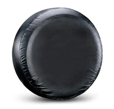 14" Heavy Duty Vinyl Spare Tire Cover - Made in USA - Fade Proof, Drain Slit