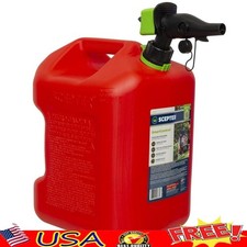 5 Gal Smart Control Dual Handle Gas Can Spill Proof Fuel Container Emergency New