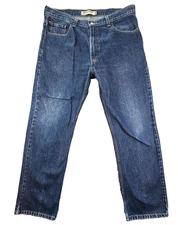 Levis 505 Jeans Mens 40 x 32 Straight Leg Regular Fit Medium Wash Denim Pants