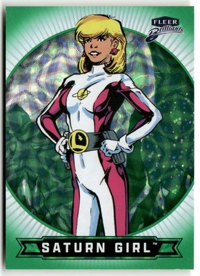 2025 Fleer Brilliants Superman #48 Saturn Girl Green Kryptonite Parallel 250/499