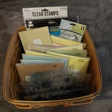 3 LBS PHOTOPOLYMER SCRAPBOOK 11 MY ACRYLIX CTMH - 21 STAMPIN' UP PAPER PUMPKIN +