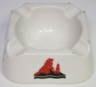 Ashtray 4.25” Square Ceramic Scharlachberg Meifterbrand Konigl pr Tettau VINTAGE — photo 5