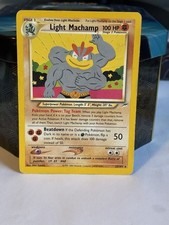 Pokemon TCG Light Machamp 25/105 Neo Destiny Rare 100 HP English
