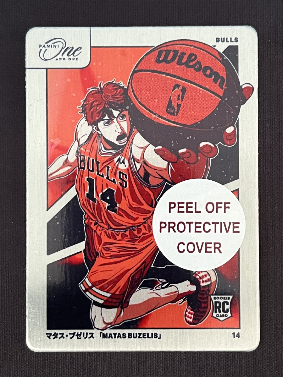 2024-25 Panini One And One Matas Buzelis #1 Metal Manga Rookie RC Case Hit SSP