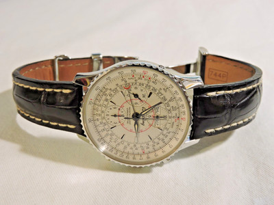 Breitling Navitimer Montbrillant Datora A21330 Triple Date Chronograph AUTHENTIC