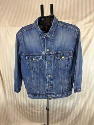 Levi's Standard Trucker Jacket 70507 Collared Blue Men's  Size L