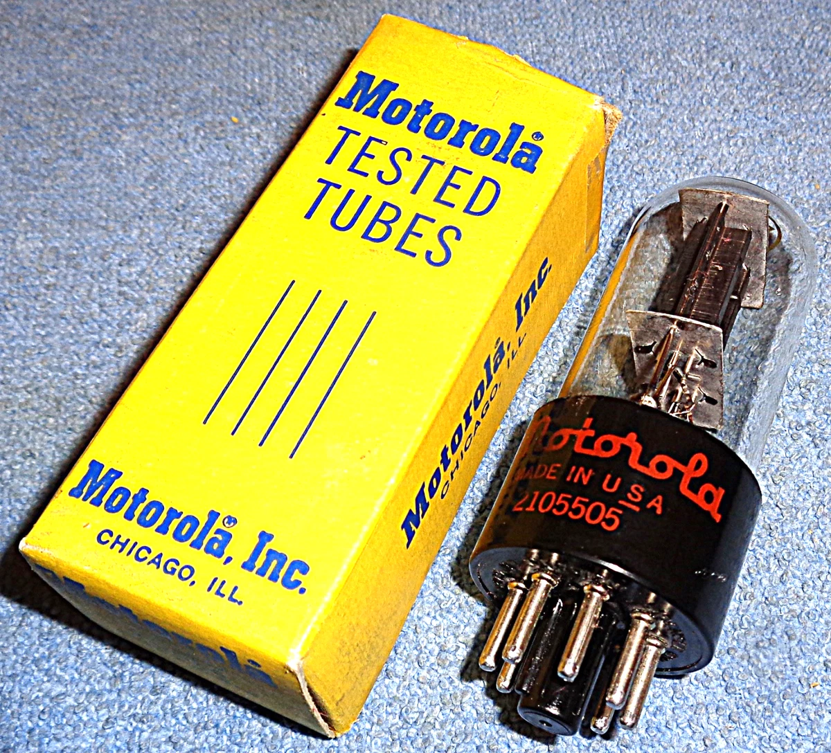 6SN7GTB Rare General Electric Vintage Tubes Nos Quad