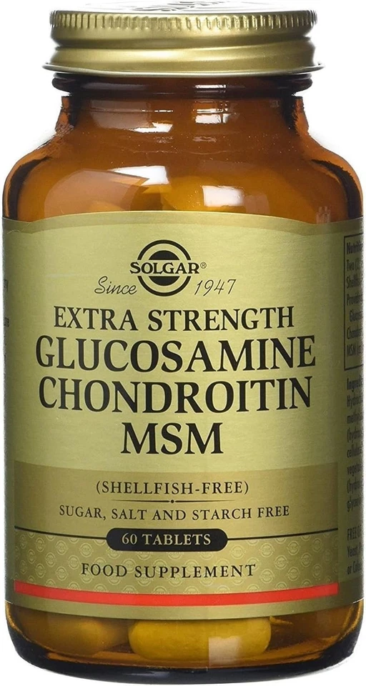 60 Count Extra Strength Glucosamine Chondroitin for Joint Health - Gluten Free - Image 3 of 4