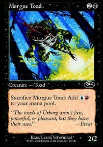 Magic/MTG Morgue Toad PLS-46 Common Englisch Light Played