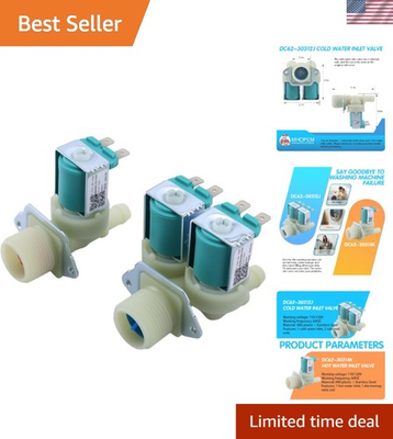 #ad Hot amp; Cold Washer Inlet Valve Set Fits Multiple Samsung amp; Kenmore Models $35.99