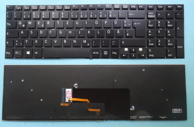 Tastatur SONY Vaio SVF15A SVF15A16CXB SVF1532S2EB Beleuchtet Backlit Keyboard
