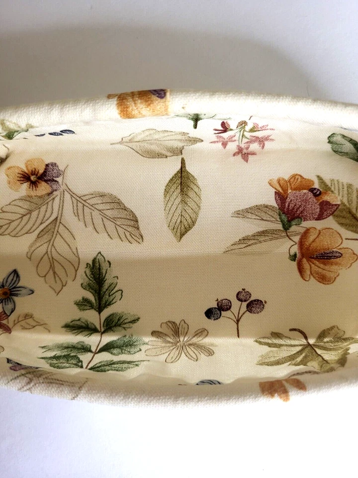 Longaberger Biscuit Basket Liner Botanical Fields Brand New in (Wrong) Bag - Image 2 of 4