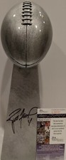 BRETT FAVRE Signed Autograph Mini Super Bowl Trophy COA JSA