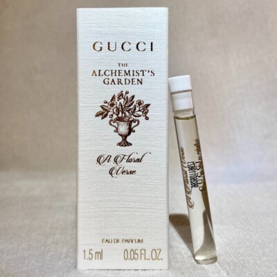 Gucci The Alchemist s Garden A Floral Verse EDP Splash Sample Vial .05oz, 1.5ml