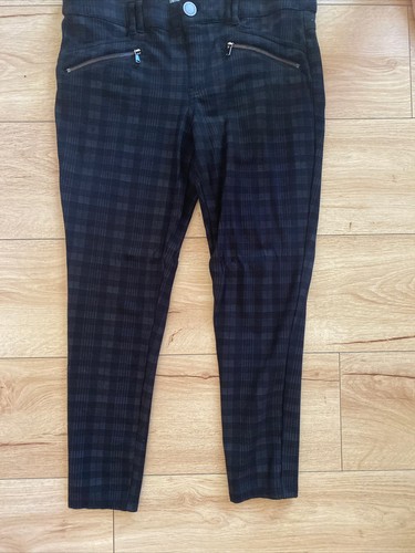 Wit & Wisdom Womens Black Plaid Leggings, Size 12P - Picture 3 of 5