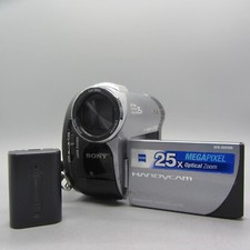 Sony Handycam DCR-DVD306E Handheld DVD Camcorder Silver Tested