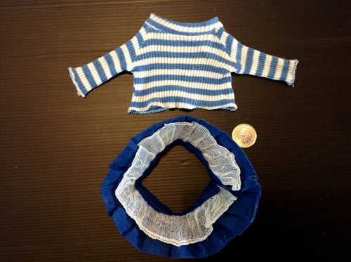 ORIGINALE VESTITO 1964 EMILIO SCHUBERTH PER BAMBOLA JENNI ITALOCREMONA - Foto 2 di 3
