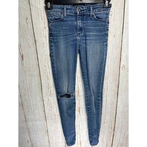 Dark Wash Hayden Skinny Denim Jeans Zip 
